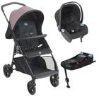 Carrinho De Bebê Lui Rose Bebê Conforto E Base Isofix - Burigotto