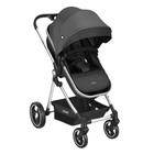 Carrinho de Bebê Moisés Jazz (0-15kg) Cinza e Preto - Litet