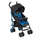 Carrinho de Bebê para Passeio Chicco Echo com Bumper Bar Mr Blue de 0 Meses até 15kg Preto com Azul