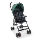 Carrinho De Bebê Para Passeio Guarda chuva Leve, Capota Com Visor, Rosa Chassi Preto Mega Compras