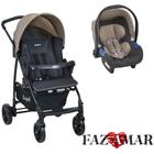 Carrinho de bebe travel system ecco bege + bebe conforto - Burigotto 