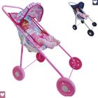 Carrinho De Boneca Bebe Reborn Infantil Menina Passeio