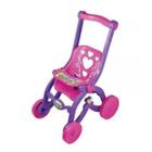 Carrinho De Boneca Florzinha Rosa/ Lilas Altura 62CM - Brinquemix