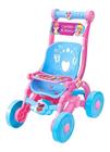 Carrinho De Bonecas ROSA Infantil de Passeio Menina Original 60cm - LIDER