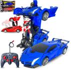 Carrinho de Brinquedo Com Controle Remoto Transformers Robô