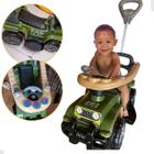 Carrinho de Brinquedo Jip Jip Infantil Empurrador Militar