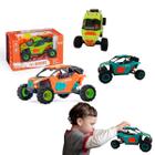 Carrinho de Brinquedo Miniatura Rally Trilhas Linha Sertões C/ Rodas de Borracha e Suspensão Para Criança E Colecionador