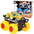 Carrinho De Brinquedo Pick Up De Fricção Monster Truck 360