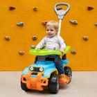 Carrinho de Brinquedo Quadriciclo Infantil Jip Jip Com Haste Guia Pedal Com Empurrador Buzina Haste Articulada