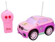 Carrinho de Controle Remoto Barbie Style Machine - 3 Funções Candide Rosa