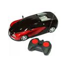 Carrinho de controle remoto radical 1:18 vermelho com luz no farol e ajuste fino