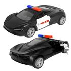 Carrinho de Ferro da Polícia Ferrari Brinquedo que Polícia Abre Portas - 1 Unidade