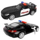 Carrinho de Ferro da Polícia Mercedes Brinquedo que Polícia Abre Portas - 1 Und