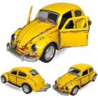 Carrinho De Ferro Miniatura Fusca Envelhecido Abre Portas - Europio