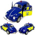 Carrinho De Ferro Miniatura Fusca Policia Rodoviária Federal