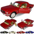 Carrinho De Ferro Miniatura Mustang 1964 Metal Abre A Porta