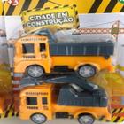 Carrinho de Fricção 02 Pç brinquedo infantil construção - Filó Modas