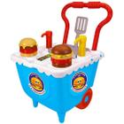 Carrinho de Hamburguer Infantil Azul Tilin 472