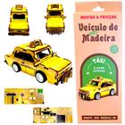 Carrinho de Madeira Infantil Brinquedo Educativo com Fricção Fácil de Montar e Durável