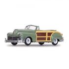 Carrinho de Metal 1:43 Modelo Chrysler Town & Country Verde 1947