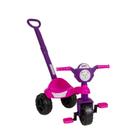 Carrinho de Passeio com Pedal Triciclo Gatinha com Haste - KENDY