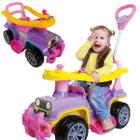 Carrinho De Passeio Infantil Com Guia Empurrador Carro com Alça de Proteção Removível Jip Jip