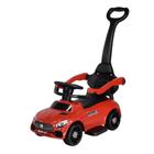 Carrinho de Passeio Infantil Empurrador Vermelho com Musica até 30Kg Multmaxx