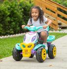 Carrinho De Passeio Infantil Quadriciclo Haste Pedal - Menina