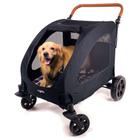 Carrinho de passeio para Pet, animal de estimação, cachorro, cão, gato de grande porte até 55 Kg