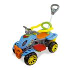 Carrinho De Passeio/pedal Infantil Com Empurrador Criança - Colorido - Maral