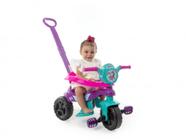 Carrinho de passeio/pedal infantil kemotoca baby dog rosa