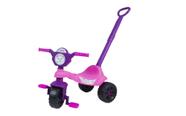 Carrinho de passeio/pedal infantil kemotoca gatinha com haste