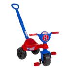 Carrinho de Passeio/Pedal Infantil Kemotoca Spider com Haste - Ref BQ0505M Kendy Brinquedos