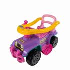 Carrinho De Passeio Quadriciclo Infantil Menina Brinquedo Criança Com Empurrador Direção Câmbio Coordenação Motora