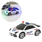 Carrinho De Policia Emite Luz Som Gira 360 Graus Brinquedo