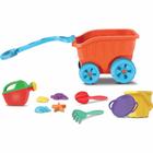 Carrinho de Praia Infantil - Diver Praia - Carriola com Acessórios - Divertoys