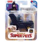 Carrinho Die Cast Dc Super Pets Ace O Bat-Cao Mattel Hgl20