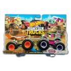 Carrinho Duplo Hot Wheels Monster Truck 1:64 Mattel