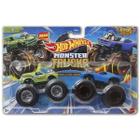 Carrinho Duplo Hot Wheels Monster Truck 1:64 Original Mattel