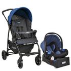 Carrinho Ecco Azul + Cadeira Touring X + Base - Burigotto