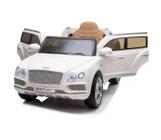 Carrinho Elétrico Infantil Carro De Passeio Bentley 12v Branco - Car Kids