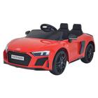 Carrinho Elétrico Infantil Motorizado Audi R8 Spyder com Controle Som 12V Vermelho G31 - Gran Belo