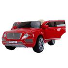 Carrinho Elétrico Infantil Para Crianças Motorizado Bentley Bentayga - Vermelho