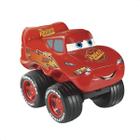 Carrinho Fofomóvel Carros Relâmpago McQueen Lider Brinquedos Vermelho +4 meses Vinil Macio Atóxico Rodas Livres - 2882
