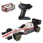 Carrinho Formula 1 Controle Profissional Com Luzes E Fumaça Cor Branco Personagem F1 Art Brink