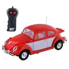 Carrinho Fusca Clássico Com Controle Besouro Vermelho Candide