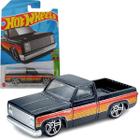 Carrinho Hot Wheels 83 Chevy Silverado Preto Slammed