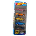 Carrinho Hot Wheels Die-cast Pack Com 5 Unidades Mattel