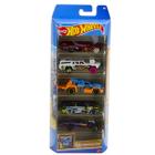 Carrinho Hot Wheels Die-cast Pack Com 5 Unidades Mattel