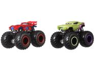 Carrinho Hot Wheels Monster Trucks Mattel 2 Peças